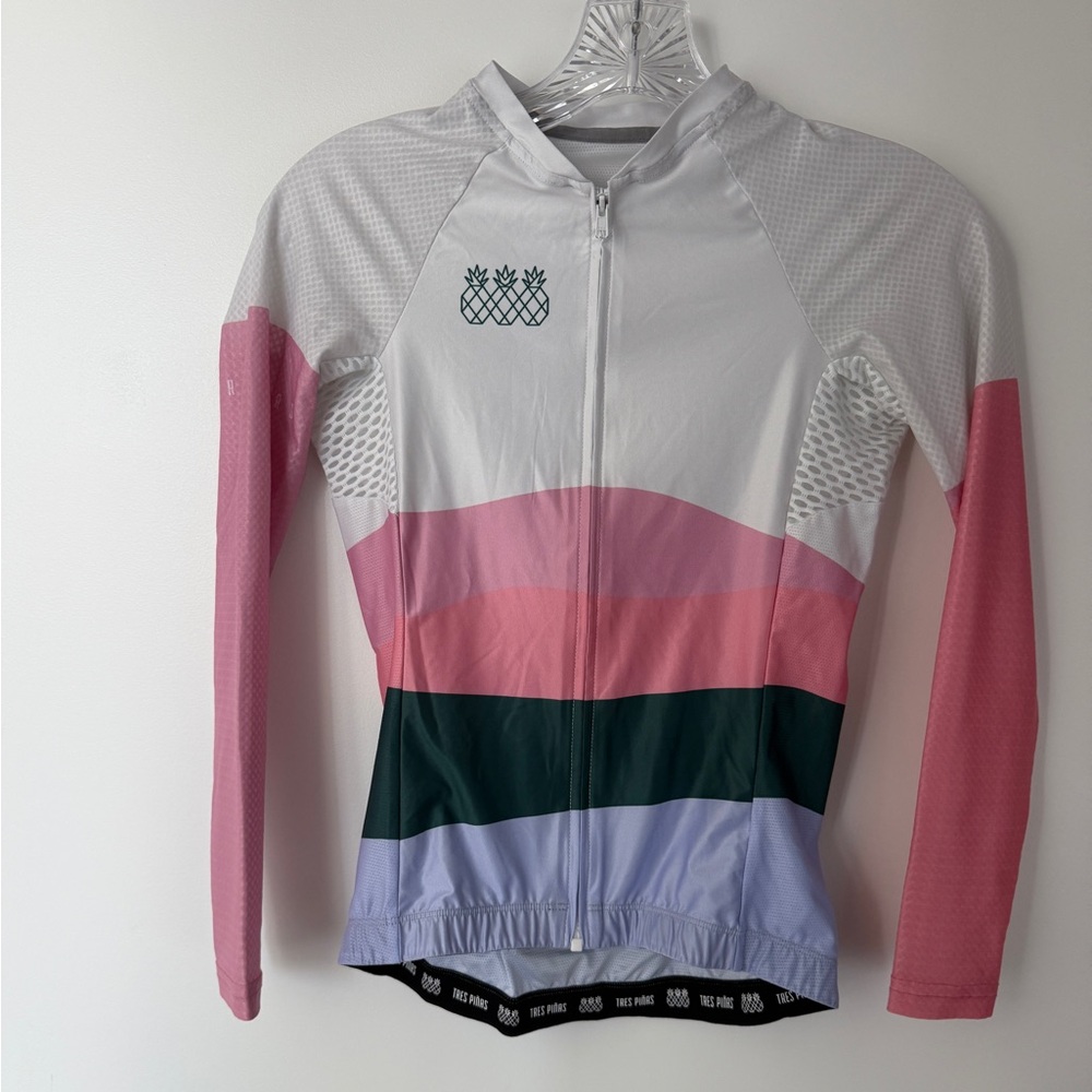 Women's Multicolor Long Sleeve Cycling Jersey